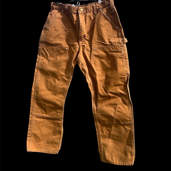 Carhartt Other - EUC Crisp Clean Tan Men’s Carhartt Dungarees Style Jeans